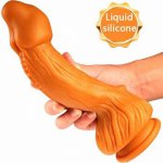 Liquid Silicone Dildo Realistic Dildo Vagina Anal Massage Huge Butt Plug Prostate Massage Big Penis Adult Sex Toys For Women