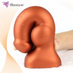 Soft long anal plug dildo huge butt plug with suction cup adult erotic sex toys for woman man prostate massage large anus dilato