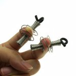 Spiral Metal Nipples Clamps Papilla and Clitoris Labia Stimulatoion Adult Games,Breast Clips Fetish Sex Products Bdsm Sex Toy A3