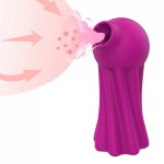 Clitoral Sucking Vibrator Mini 7 Modes Vibration Oral Licking Nipple Clitoris Simulator Rechargeable Erotic Sex Toy for Women