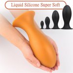 Sex Toys For Couples Huge Anus Dilator Stopper Vagina Dildo Silicone Anal Plug Male Prostate Massager Butt Plug Bdsm Expander