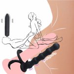 Double Good BDSM Prostate Massager Dildo Bullet G Spot Vibrator Sexe Toy Pour Couple Anal Plug Erotic Prostate Bondage Anal Plug