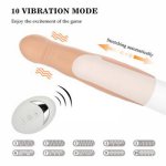 10 Frequency Charging Dildo Vibrator Man Penis Sleeve Enlarger Penis Extender G-Spot Vibrator For Men Women Sex Toys Masturbator