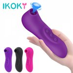 Ikoky, IKOKY Clit Sucker Vibrator Sex Oral Tongue Licking Sex Toys for Women Nipple Sucking Clitoris Vagina Stimulator Blowjob