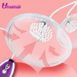 Tongue Lick Nipple Suction Cups Vibrator Nipple Sucker Vibrator Electric Breast Pump Breast Enlarge Massager Sex Toy for Woman