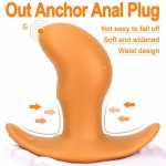 New Arrivals Soft Anal Sex Toys Wearable Anal Butt Plug Prostate Massage For Men Female Anal Beadsus Expansion Stimulator Anal