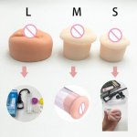 S-M-L Soft Silicone Replacement Sleeve Seal Stretchable Donut For Most Penis Enlarger Pump Vacuum Comfort Cylinder Accessorie
