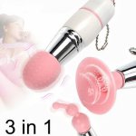 Ikoky, IKOKY 3 in 1 Small And Chic Strong Vibration Adult Sex Toys G-spot Stimulation Massager Erotic Vibrators For Women  Sex Toys