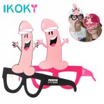 IKOKY Imitation Dildo Glasses Adult Sex Game Sexy Toys Sex Eye Glasses Sex Toys for Couple Adult Toy Products Foreplay