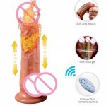 Wireless Control Remote Realistic Heating Big Dildo Vibrator For Women G-spot Massager Masturbator Real Penis Sex Toys For Adult