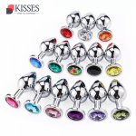 Anal Plug Toys Stainless Steel for Adults Anal Sex Metal Butt Plug With Jewelry Erotic Toy Private Good For Couples Masturbation