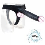 Man Nuo Strap-On Big Dildo Adjustable Penis Strapon Realistic Sex Toys for Lesbian Women Couples Suction Cup Pants Adult Toy