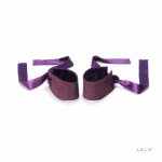 Lelo, Lelo Etherea Silk Cuffs – Jedwabne ekskluzywne kajdanki fioletowe