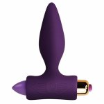 Plug analny z wibracjami - Rocks-Off Petite Sensations Plug Purple 