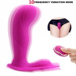 Invisible Wearable Vibrator Clit G-Spot Stimulator Orgasm With Remote Control Masturbation Dildo Adult Sex Toys for Women
