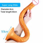 50cm Super Long Anal Plug Large Butt Plug Adult Sex Toys For Lesbian Silicone Prostate Massger Vagina Stimulator For Adult Men