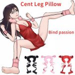 Sexual Abuse Neck Pillow Bounds Handcuffs And Ankles Binding BDSM Slave Cosplay Bondage Adults SM Sex Game Toy Set For Couples