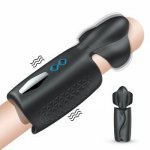 Male Masturbation Cup Sex Toys for Men Vibrator Penis Glan Massager Endurance Delay Lasting Trainer Electric Pulse Vibrator