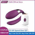YEAIN Wireless Vibrator Adult Toys For Couples USB Rechargeable Dildo G Spot U Silicone Stimulator Vibrators Sex Toy For Woman