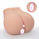 3D Ass Anus Vagina Half Body Real Pussy Sex Toys For Adult  Men Masturbador Cup Masculino Rubber Dual Channel Pocket Pussy Girl