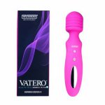 Xuanai Intelligent Heating Magic Wand Vibrator Rechargeable Powerful Body Massager Clitoral Stimulator Adult Sex Toys For Women
