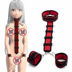 BDSM Nylon Bondage Handcuff & Ankle Cuffs Adult Erotic Sex Toys For Woman Couples Games Restraint Straps Belt Fetish Sex Product