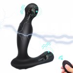 Dual-motor RC Vibrators Wireless Electric Shock Anal Plug Prostate Massager Sex Toys 10 Speeds G-spot Dildo Outdoor Vibrators