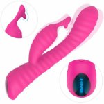 Powerful Rabbit Vibrator Dildo Vibrating Massager G Spot Clit Vibrator For Clitoris Stimulator Vagina Magic Wand Toys For Adults