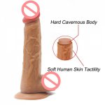 Medical Silicone 7 inch Double Layered Huge Realistic Dildos Huge Penis with Suction Cup Masturbation Lesbain Sex Toy for Women