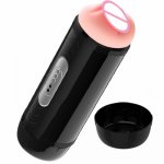 Male Sex Toy Aircraft Cup Penis Massager Realistic Vagina Pocket Pussy Toy Penis Training Adult Sex Toys For Men Masturbator
