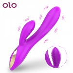 OLO 10 Speed Dildo Vibrator Clitoral Stimulator Rabbit Vibrator Powerful Masturbation Adult Products Sex Toys For Woman