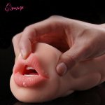 Realistic Vagina Sex Toys for Men Pussy Male Masturbator Oral Double Hole 2 in 1 Silicone Intimate Sex Shop Male Erotic Toys