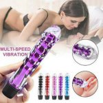 Non-toxic ABS Crystal Silicone Multispeed Vibrator G-spot Reach Orgasm Dildo Waterproof Women Massager Toy No Noise Vibrating