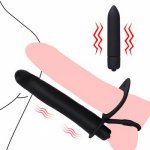 Silicone Realistic Dildo Vibrator Two Pronged Massager Vagina Anal Stimulate Clitoris For Women Lesbian Masturbator  Sex Shop