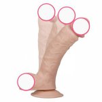 realistic dildo suction cup base hands free sex play g spot stimulator dildos flesh soft flexible dick dong sex products