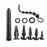 Silicone Ass Anal Plug Set Vibrator Anal Prostate Massage Butt Plugs Kit Sex Tools For Women Anus Stimulator Adult Toys For Man