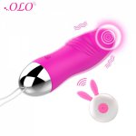 OLO 12 Frequency Remote Control Vaginal Ball  Female Masturbator Dildo Vibrator Kegel Ball Clitoris Stimulate Sex Toys for Women