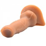 Faak, FAAK Dog Penis Realistic Wolf Dick Suction Cup Dildo Anal Plug SexToy For Women Vaginal Clitoral Massage Stimulator Anus Dilator