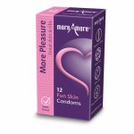 Prezerwatywy prążkowane - MoreAmore Condom Fun Skin 12 szt  