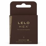 Lelo, Prezerwatywy nowej generacji - Lelo HEX Condoms Respect XL 3 szt