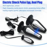 Electric Shock Pulse Anal Vaginal Plugs Masturbator Electro Stimulator Prostate Massage Big Butt Plugs Anal Sex Toys For Couples