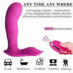 Vibrators Clitoris G-Spot Stimulator Remote Control Wearable 10 Vibration Modes Dildo adult Sex Toys For Woman prostata massage