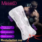 Meselo 3D Vagina Pussy Masturbator For Man Male Masturbator Cup Delay Ejaculation Sex Toy For Men Soft Silicone Penis Trainer