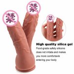 Adult Sex Toys Double Ended Dildo Penis Fake Dick Dildo Females Strapon Masturbation Silicone Toys  realistic dildo