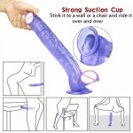 Huge Black Brown Dildo With Suction Cup Realistic Penis Sex Products Adult Toys Strap On Dildo for Women Masturbator