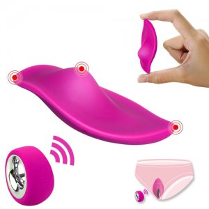 Remote control vibrator wearable underpants vibrator, female G-spot clitoral stimulation massager into a sex toy
