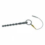 For DIY stainless steel electric shock beads penis plug urethral catheter electro stimulation metal dilator clitoris sex toys