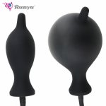 Sex Toys for Women Men Inflatable Anal Dildo Plug Expandable Butt Plug With Pump Adult Products Silicone Anal Dilator Massager