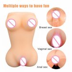 sex shop pussy Male Masturbator Realistic Vagina Real Vaginal Adult Sex Toy Penis Exercise Silicone Artificial Delay Exercise H4