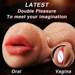 3 Types Realistic Pussy Lifelike Silicone Artificial Vagina Oral Suction Male Masturbator Stroker Sex Toys Adult Product For Man